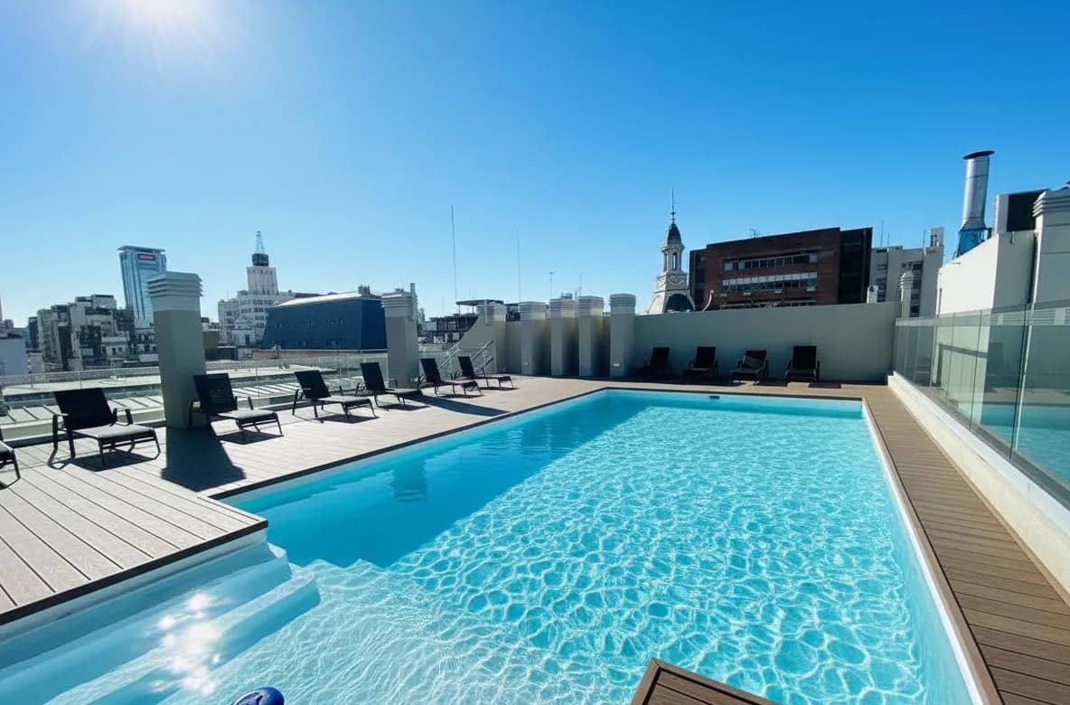 Excelente estudio con piscina en casco histórico 2